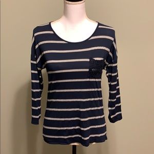 Charming Charlie 3/4 Sleeve Top